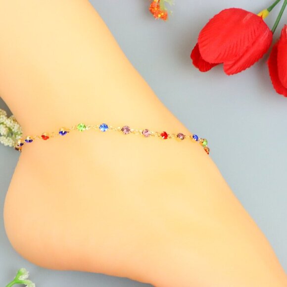 Handmade Anklet – A Stylish Choice for Women, Thoughtful Gift Idea, EVCH1661 - Picture 8 of 10